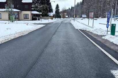 Na Dolní Moravě se opět jezdí, silnice byla před pár dny otevřena