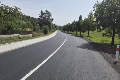 Oprava silnice mezi Žamberkem a Lukavicí je kompletně hotová