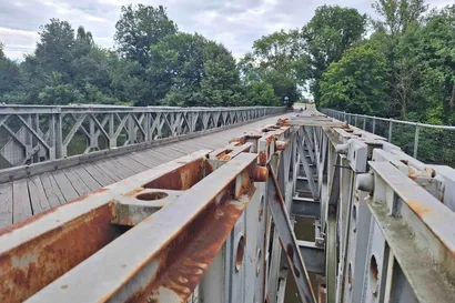 Bailey bridge v Kuněticích je chráněný. Silničáři hledají cestu, jak ho opravit