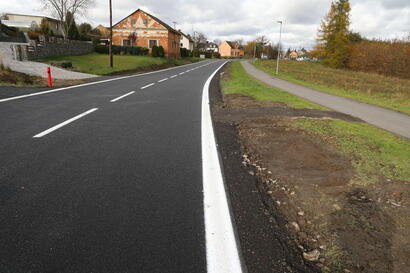 Lidická ulice v Lanškrouně je po rekonstrukci otevřena pro provoz