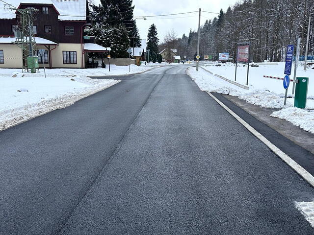 Na Dolní Moravě se opět jezdí, silnice byla před pár dny otevřena
