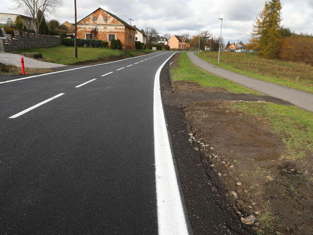 Lidická ulice v Lanškrouně je po rekonstrukci otevřena pro provoz