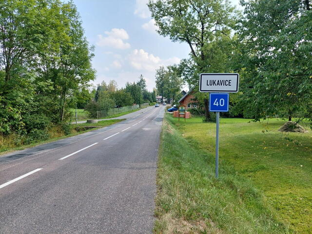 Oprava silnice II/310 v Lukavici už začala