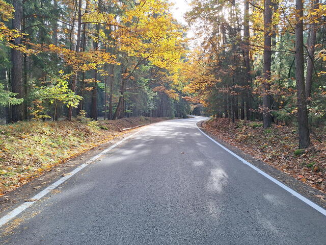 Silnice u Vysokého Chvojna je hotová. Kraj ji otevřel v předstihu