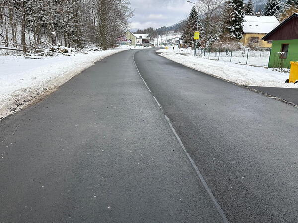 Na Dolní Moravě se opět jezdí, silnice byla před pár dny otevřena