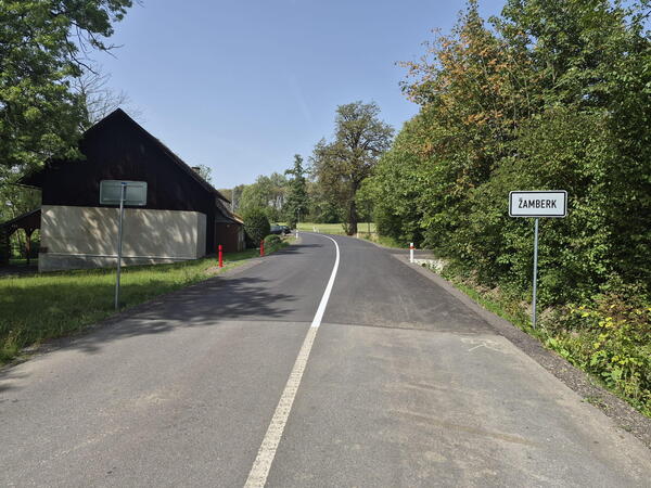 Oprava silnice mezi Žamberkem a Lukavicí je kompletně hotová