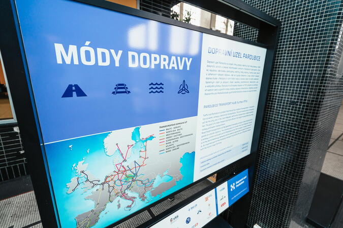 Výstava Dopravní uzel Pardubice je opět k vidění na vlakovém nádraží v Pardubicích
