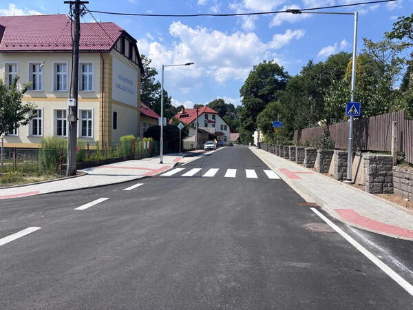V Klášterci nad Orlicí se po rekonstrukci otevřel průtah obcí