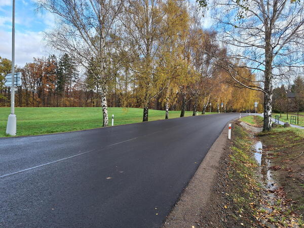 Opravená silnice II/360 v Letohradské ulici, Ústí nad Orlicí