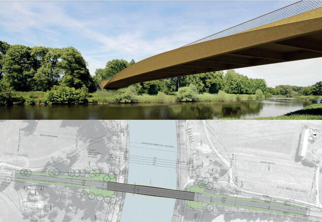 Nový most v Řečanech nad Labem bude propojen s cyklostezkou
